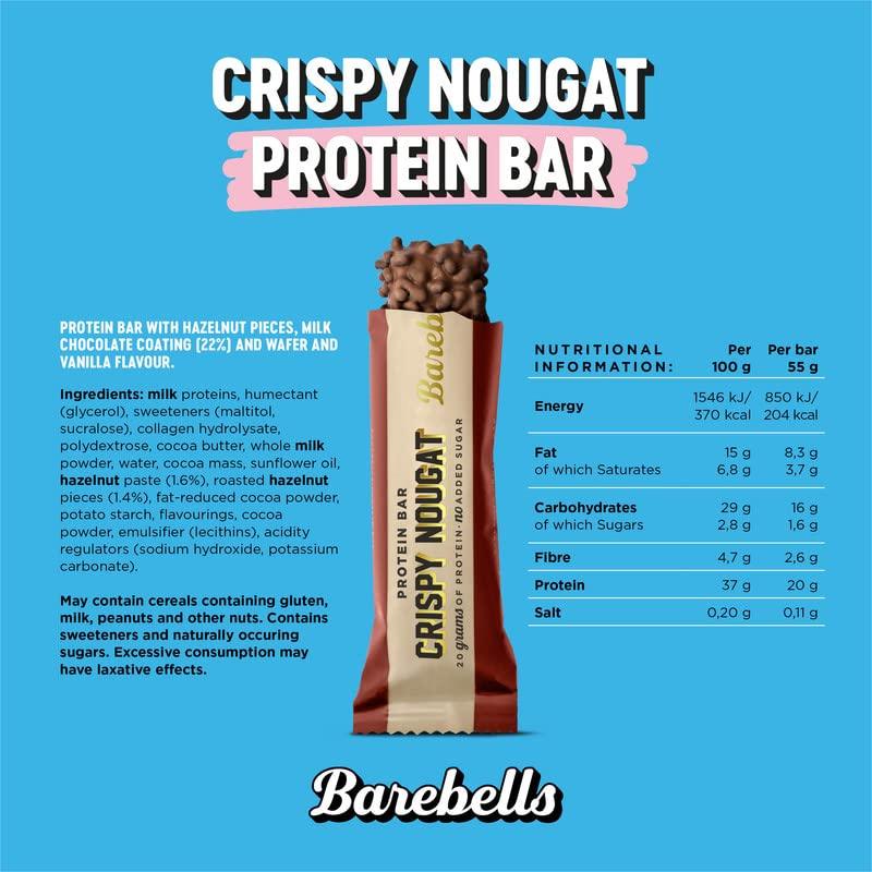 Barebells Protein Bars | 20g protein low carb chocolate bars | after workout low calorie snacks - Fitness Health