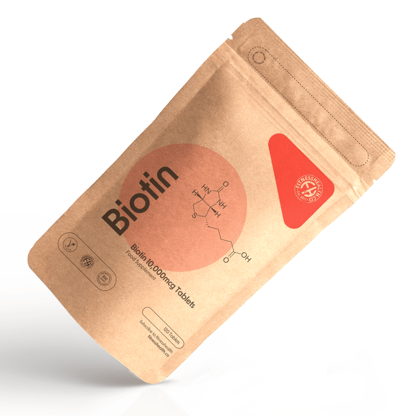 Biotin 10000mcg Tablets - Fitness Health