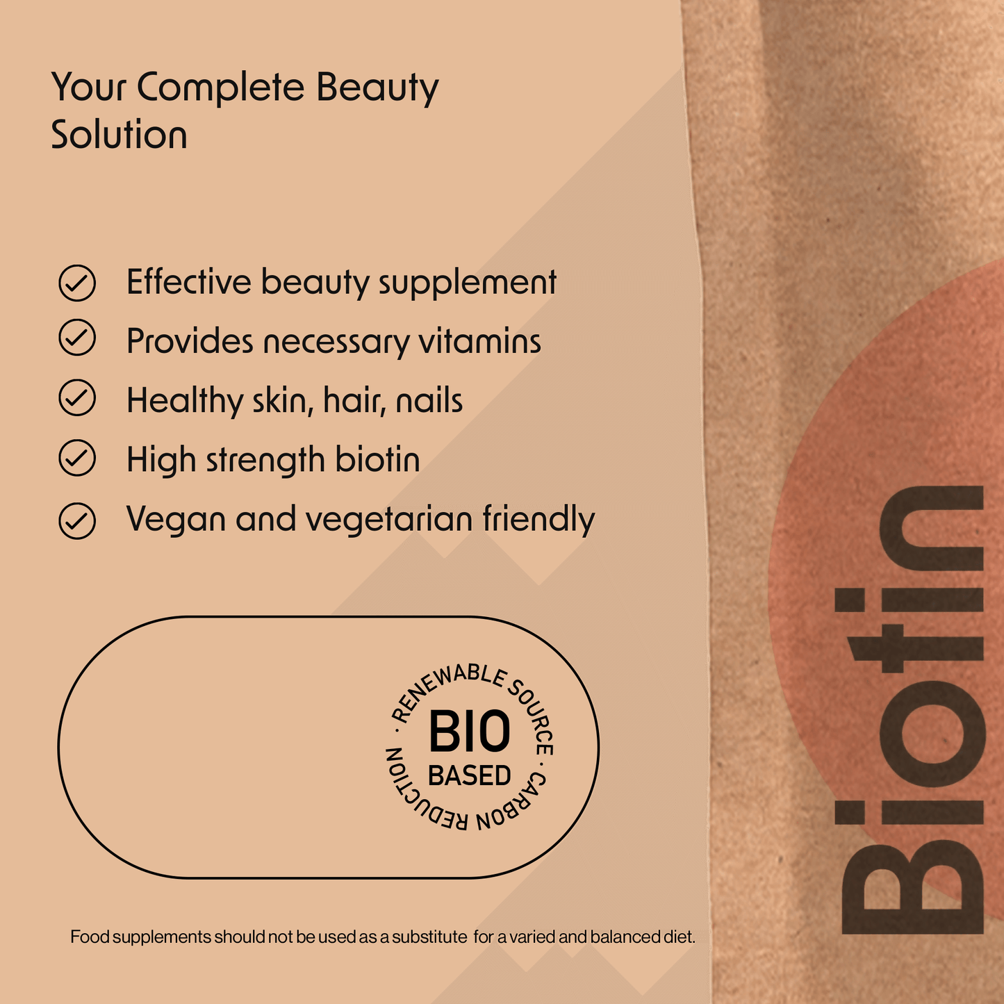 Biotin 10000mcg Tablets - Fitness Health