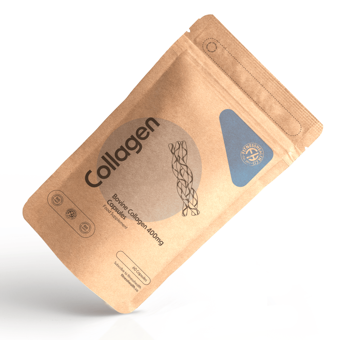 Bovine Collagen 400mg Capsules - Fitness Health