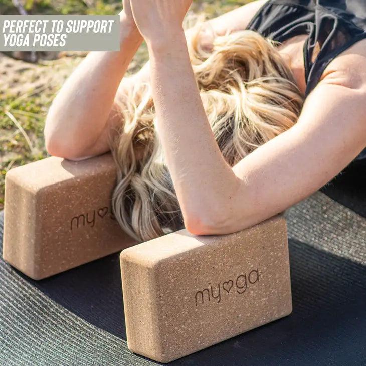 Cork Yoga Block - Fitness Health 