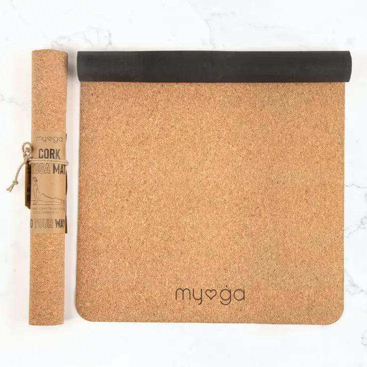 Cork/Rubber Yoga Mat - Fitness Health