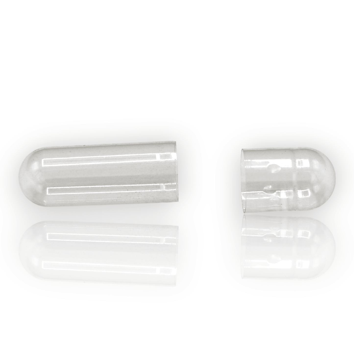Empty Pills Capsules Separated size 0 Vegan (Pullulan) - Fitness Health