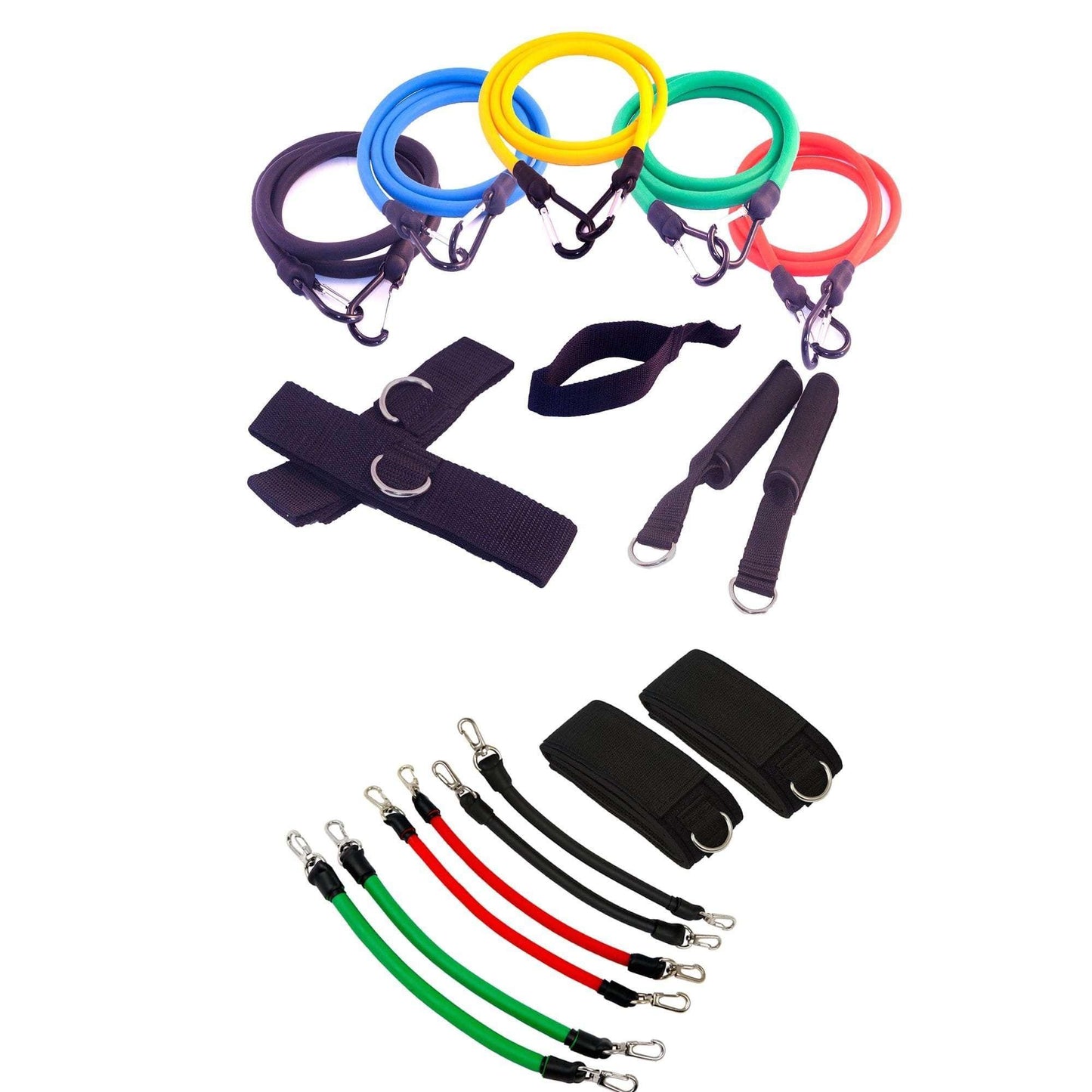 FH Gym in a Bag Resistance Kinetic Exercise Band Set 20 pcs - Fitness Health