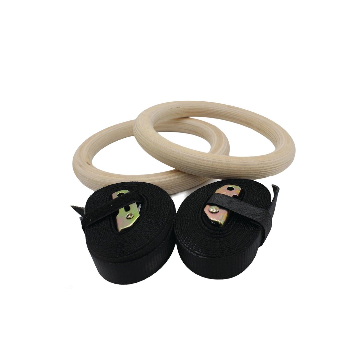 FH Gymnastic Rings Crossfit Equipment Suspension Home Gym System - Fitness Health