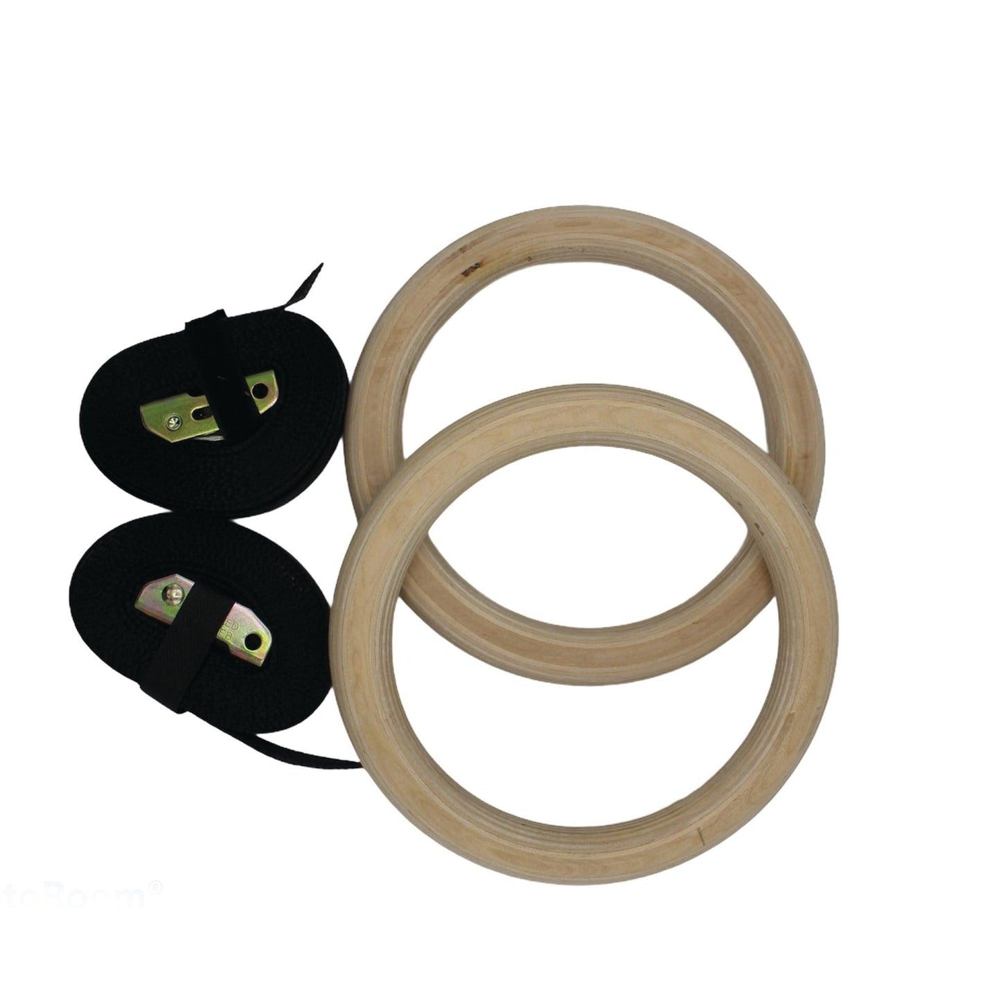 FH Gymnastic Rings Crossfit Equipment Suspension Home Gym System - Fitness Health