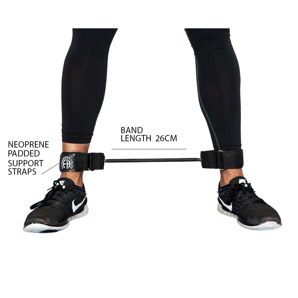 FH Lateral Stepper Resistance Band with Ankle Straps - Fitness Health