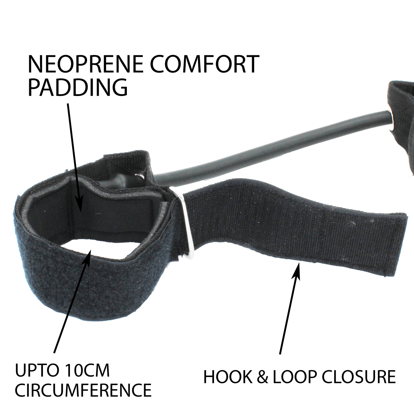 FH Lateral Stepper Resistance Band with Ankle Straps - Fitness Health