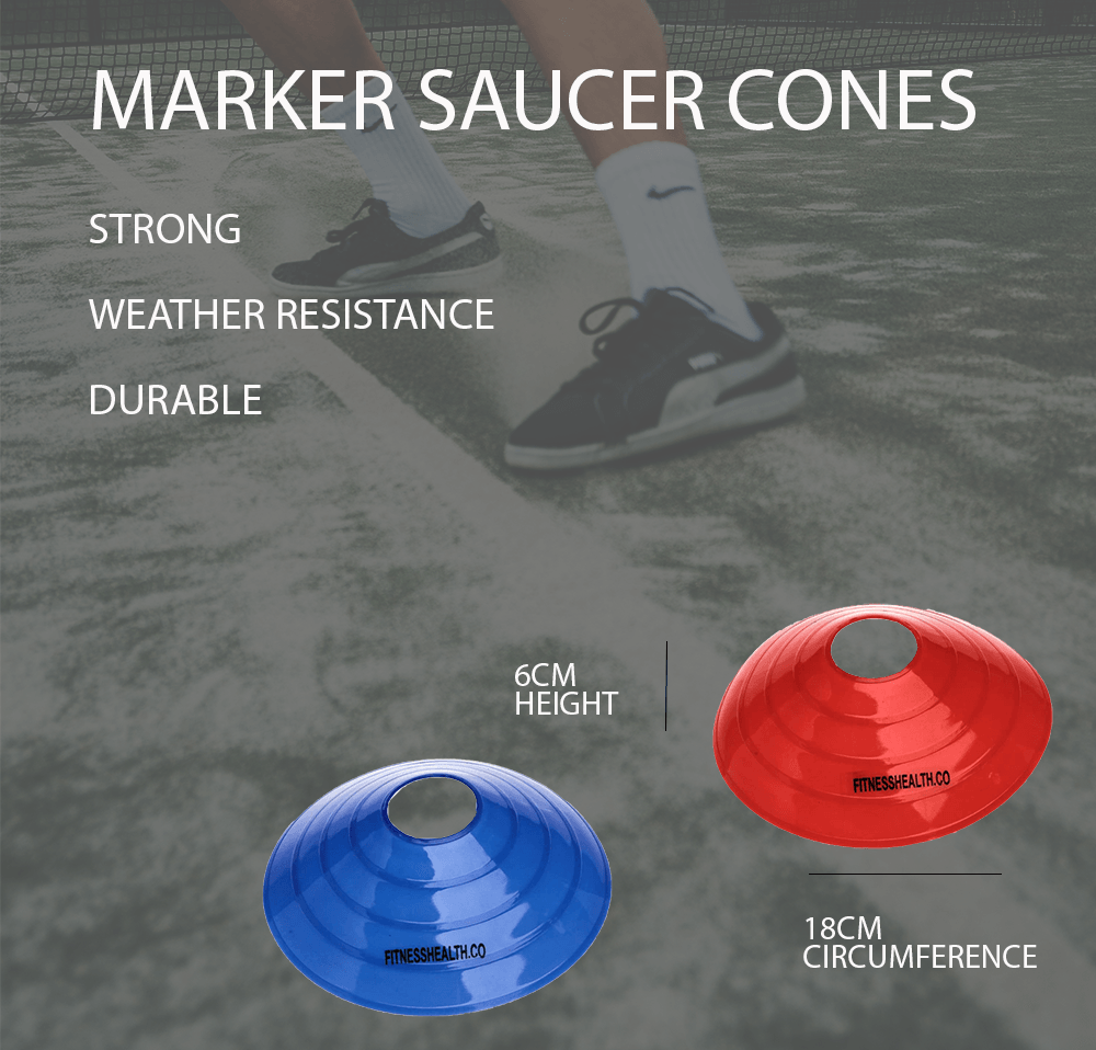 FH Marker Sports Agility Cones 5, 10 ,25, 50 Sets - Fitness Health