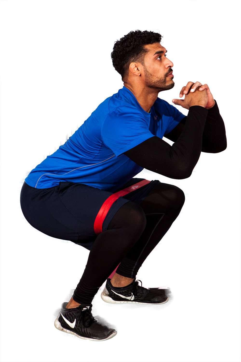 FH Resistance Bands Legs and Glute Exercise Loop 5 Band set - Fitness Health