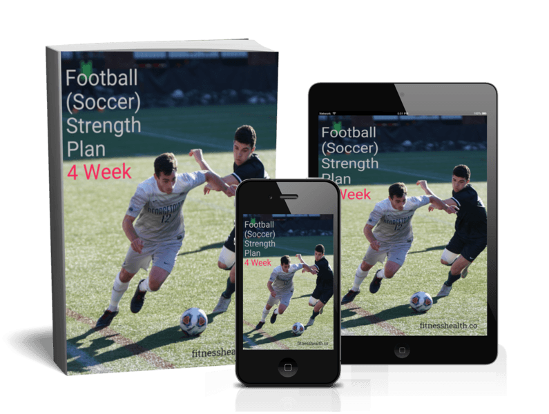 Football (Soccer) Strength 4 Week Plan Ebook - Fitness Health 