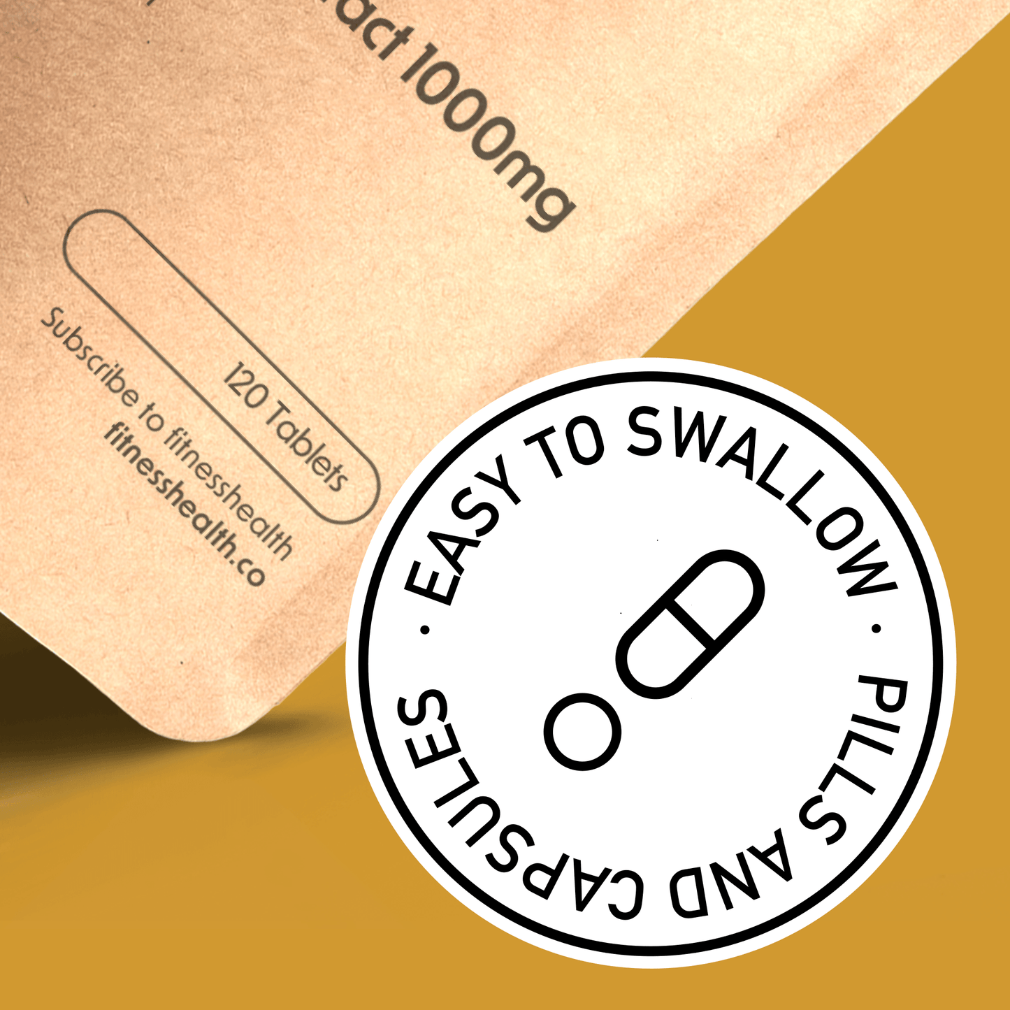Ginger Root Extract 1000mg Gingerol Tablets - Fitness Health