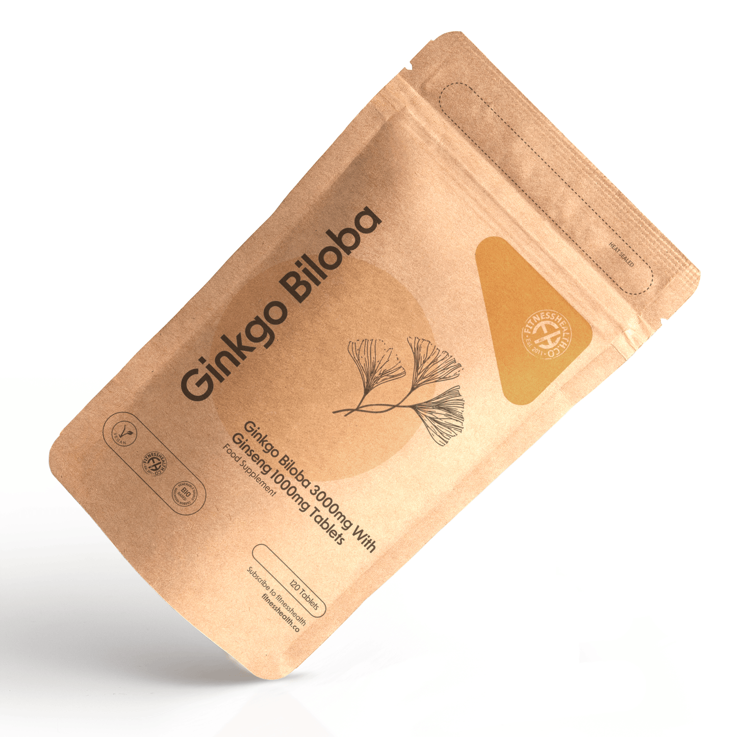 Ginkgo Biloba 3000mg with Ginseng 1000mg - Fitness Health