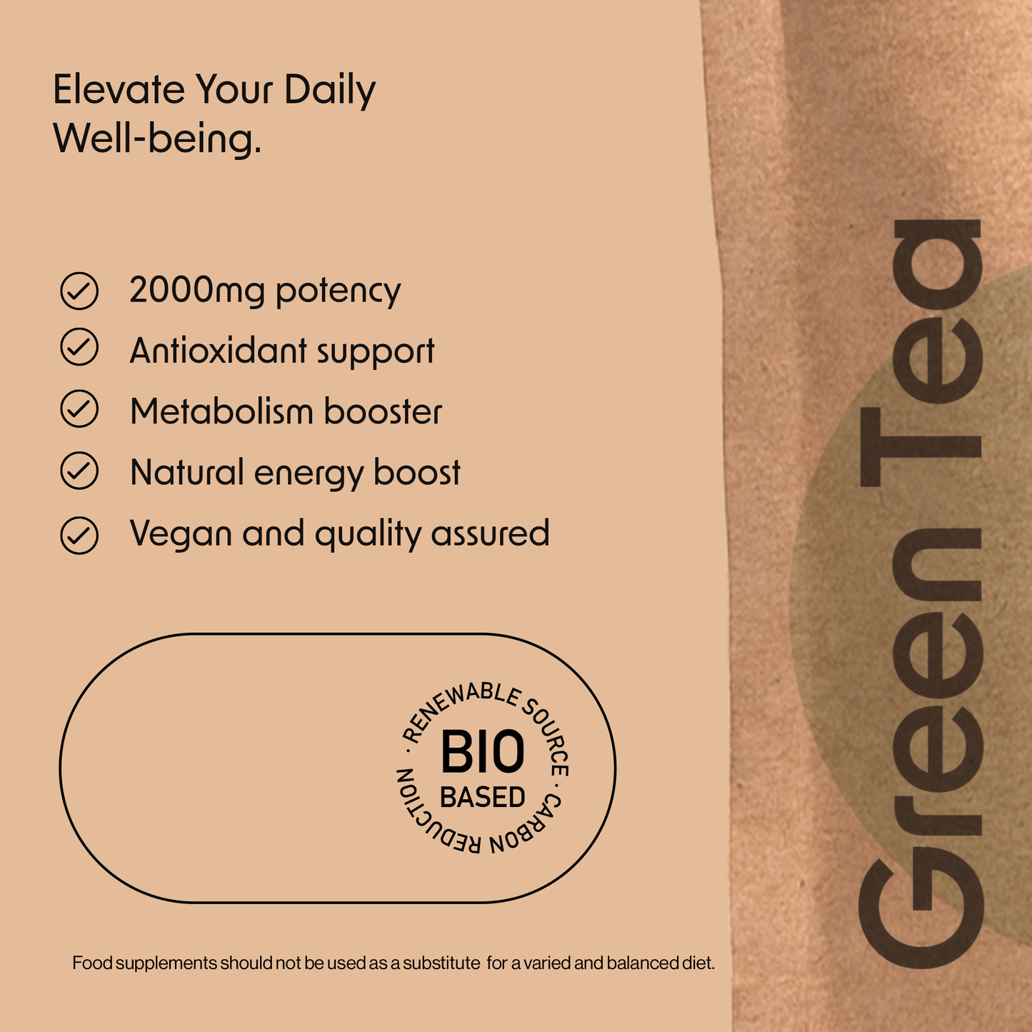 Green Tea Extract 2000mg High Strength Tablets - Fitness Health