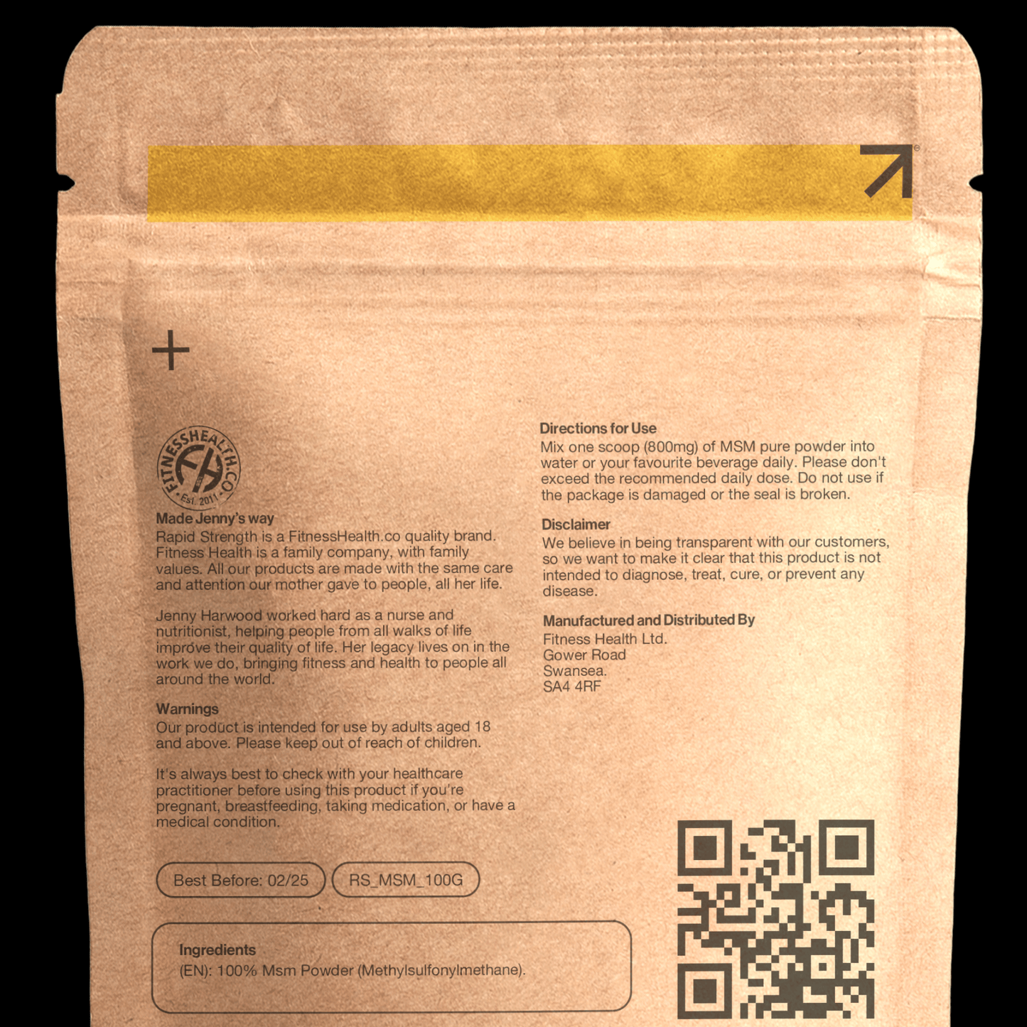 MSM Powder - Fitness Health
