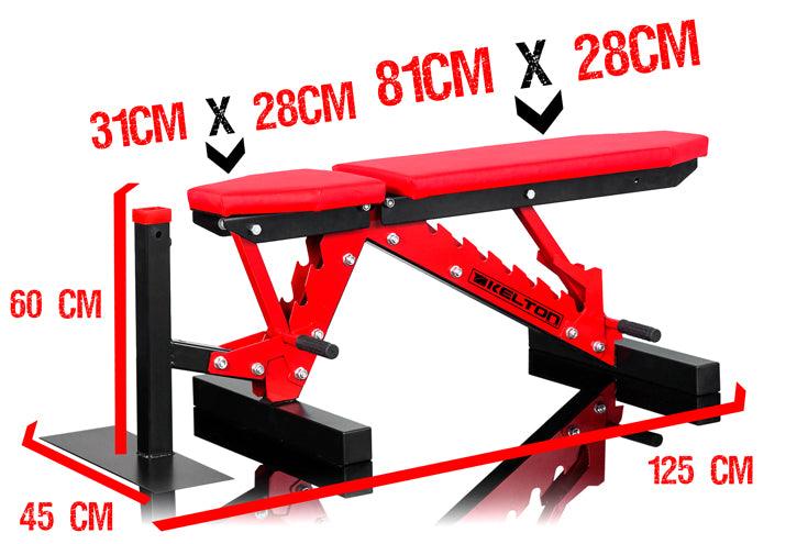 Adjustable Multi Function Workout Bench - Fitness Health