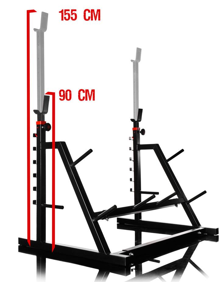 Multi-function Stand and Weight Rack - Fitness Health 