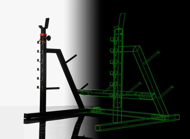 Multi-function Stand and Weight Rack - Fitness Health 