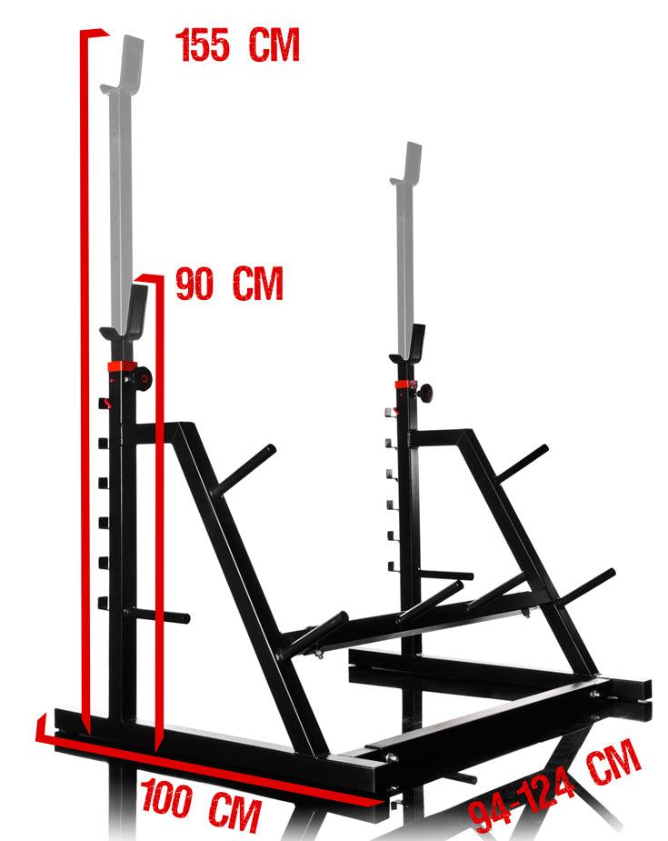 Multi-function Stand and Weight Rack - Fitness Health 