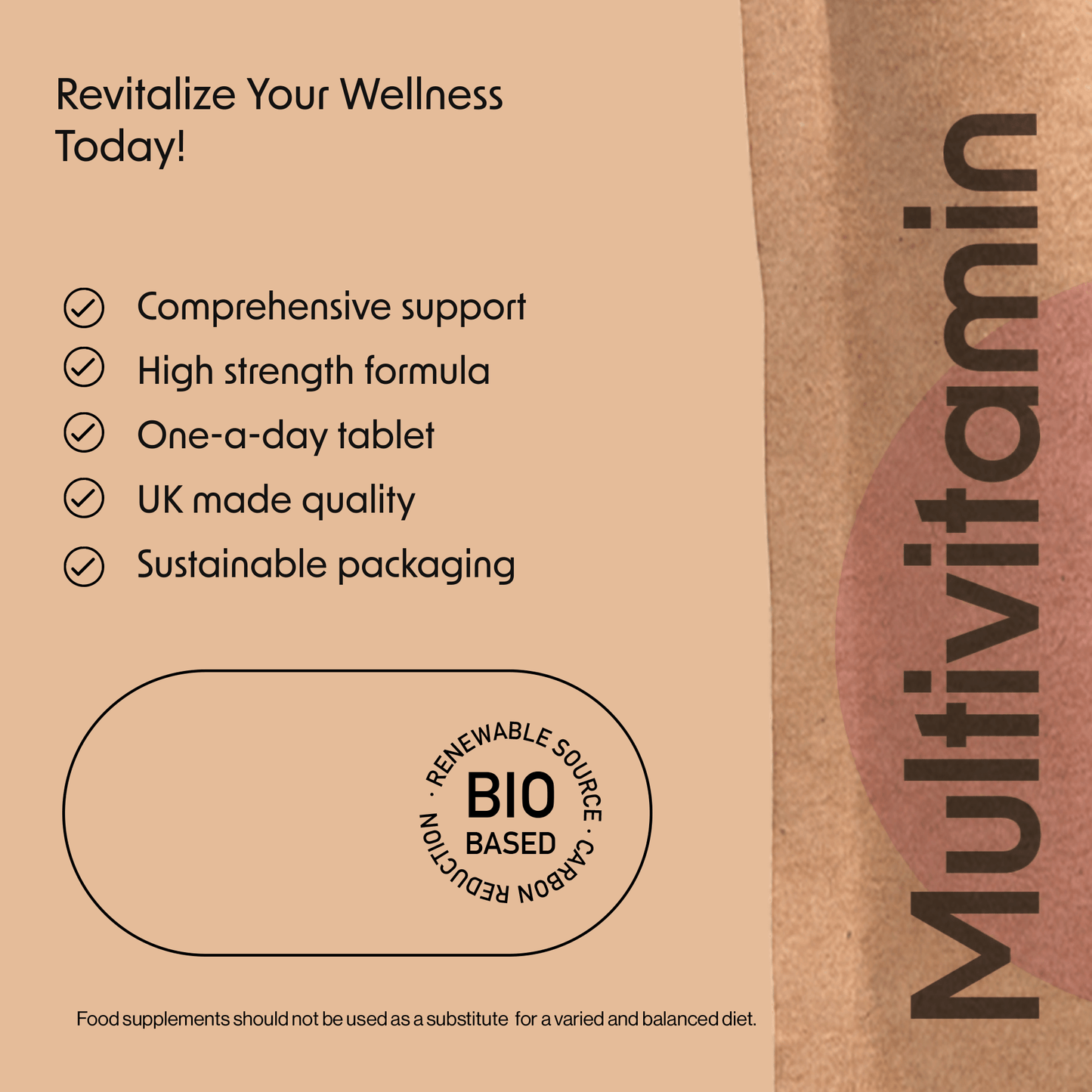 Multivitamins - all in one daily Multi vitamin - Fitness Health