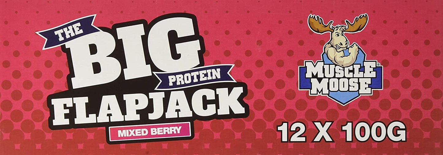 Muscle Moose Big Flapjack 12 x 100g - Fitness Health
