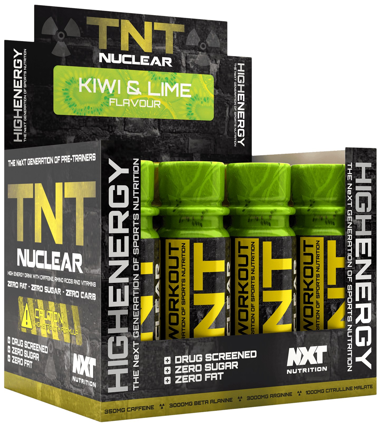 NXT Nutrition TNT Nuclear Shots 12 x 60ml - Fitness Health