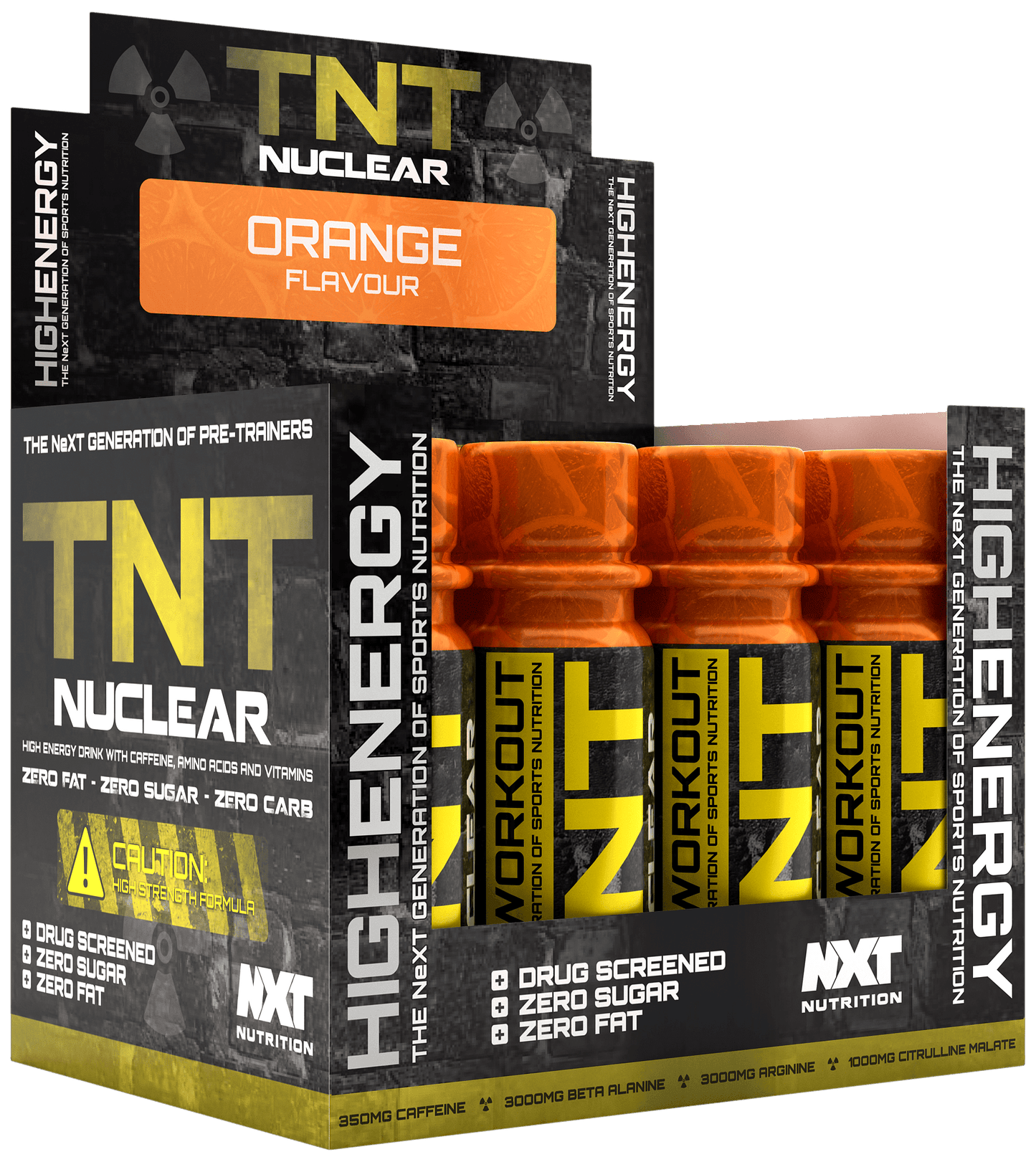 NXT Nutrition TNT Nuclear Shots 12 x 60ml - Fitness Health