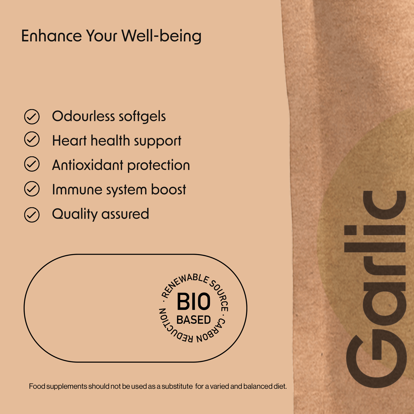 Odourless Garlic 2mg Softgel Capsules - Fitness Health