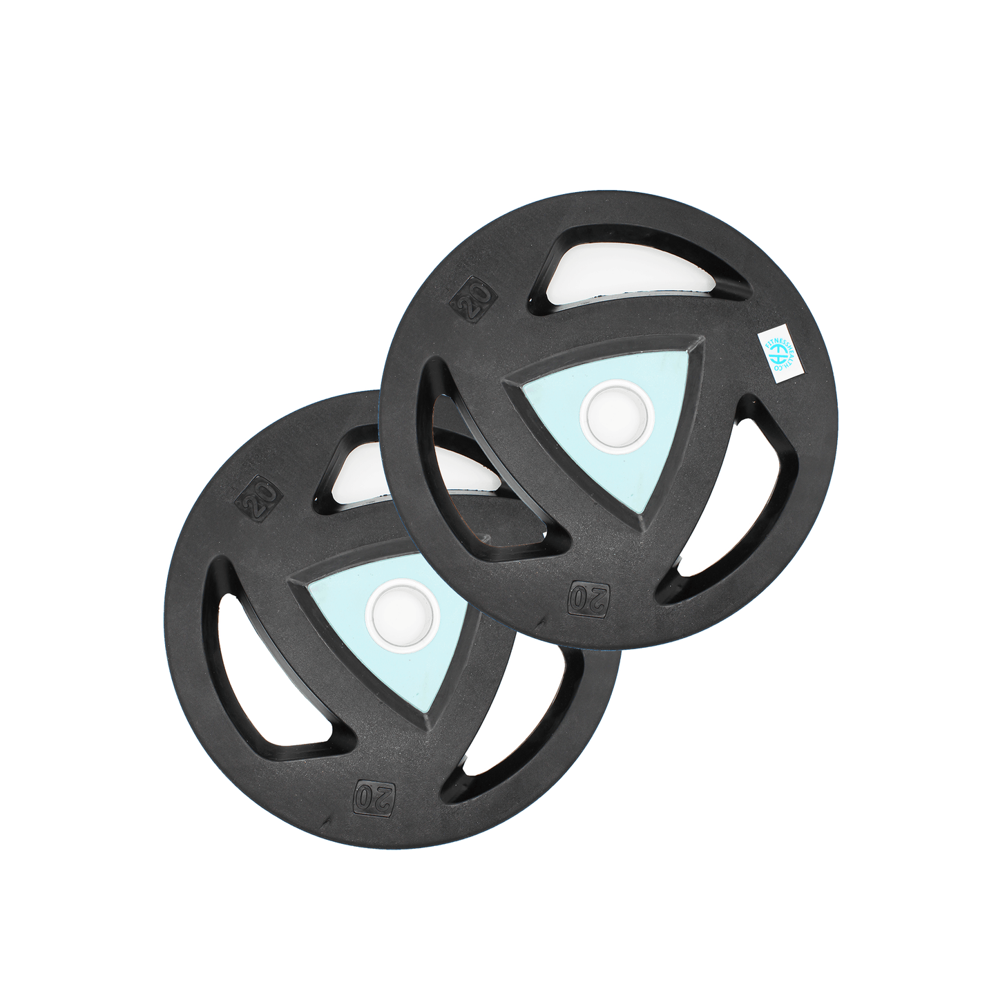 Olympic Rubber Weight 20kg Plates - Fitness Health