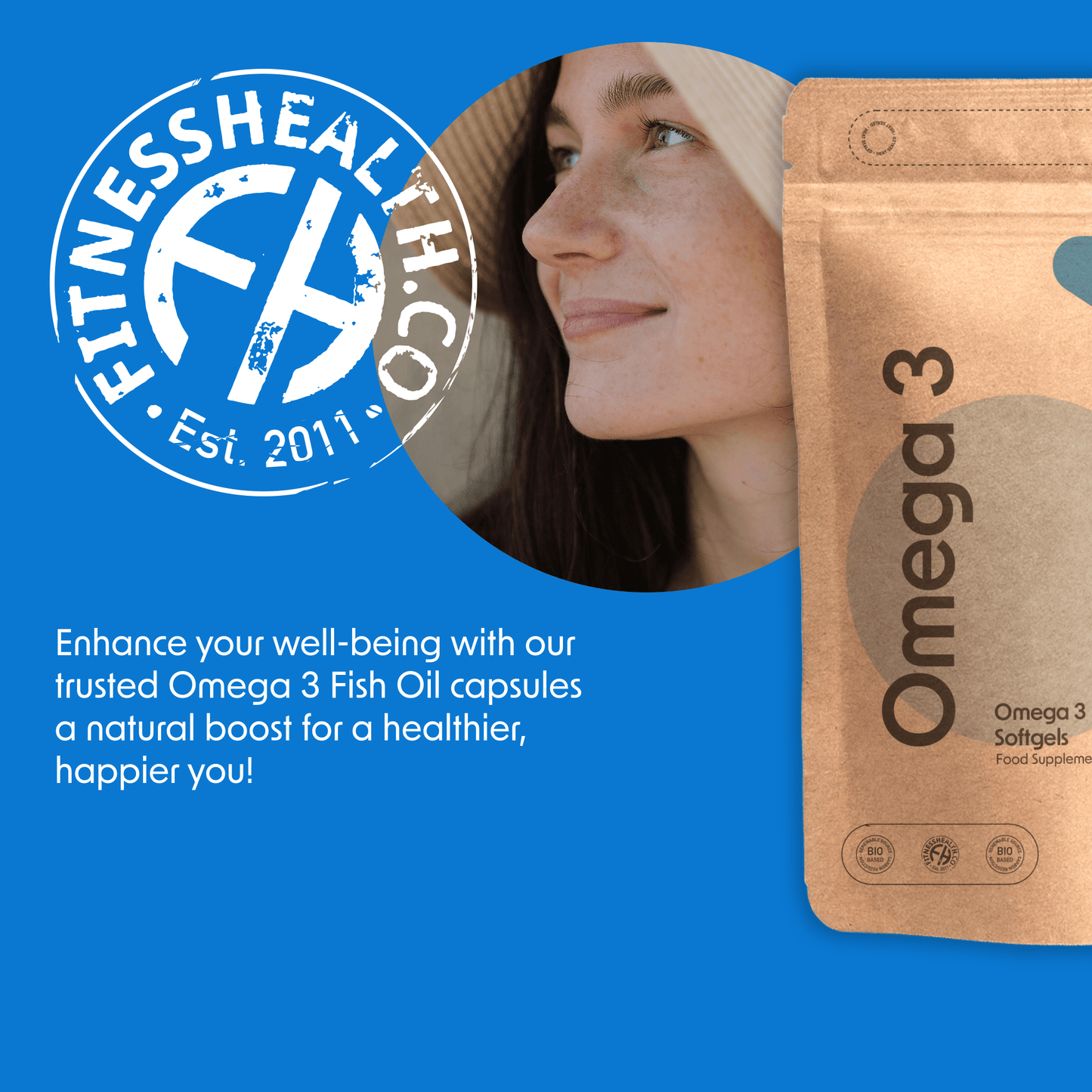Omega 3 Fish Oil 1000mg Softgel Capsules - Fitness Health