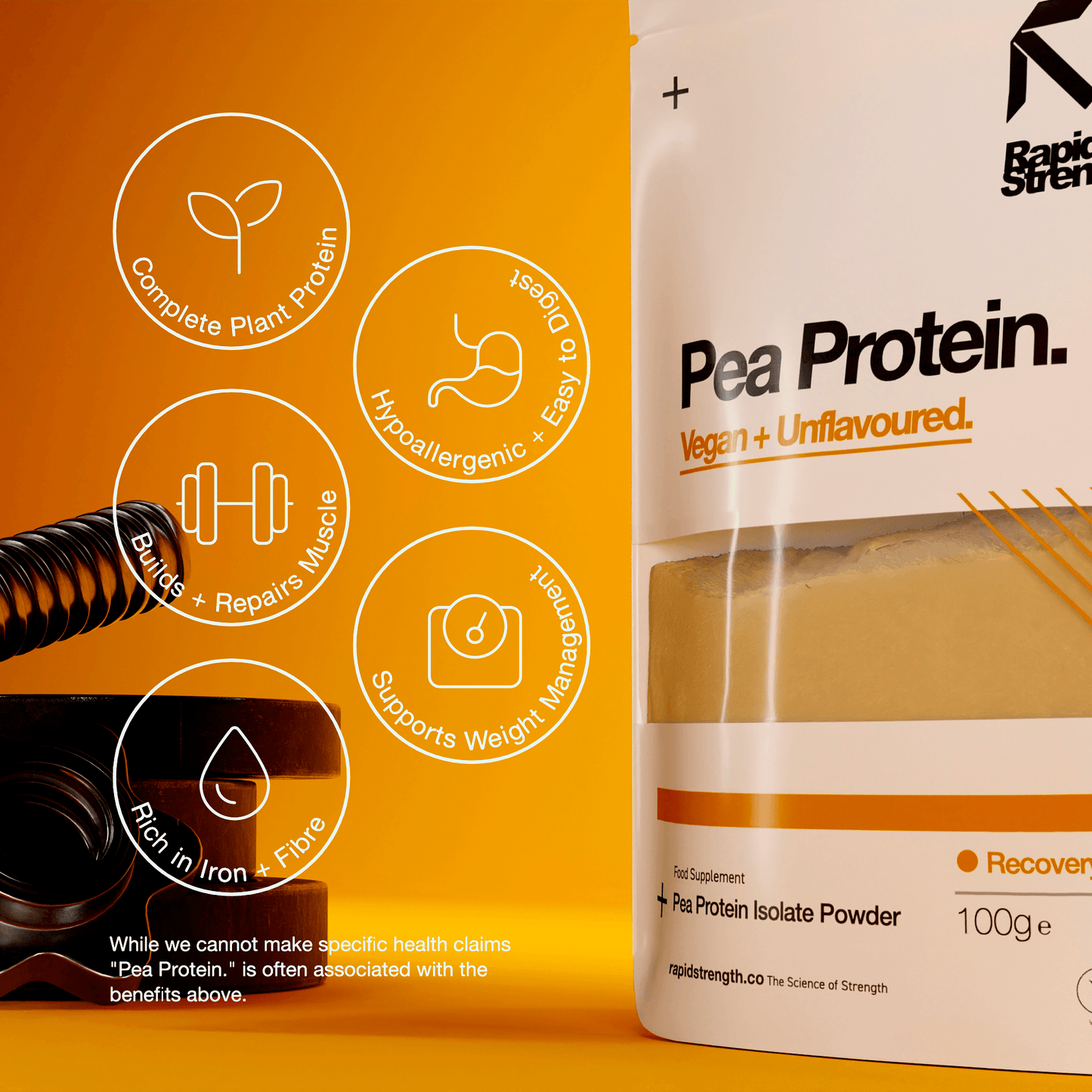 Pea Protein Isolate Powder - Fitness Health