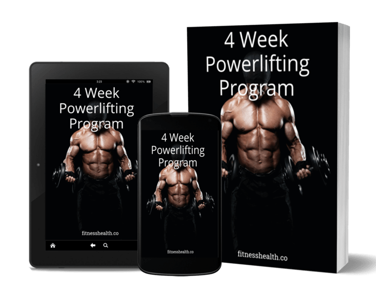 Powerlifting Program 4 Week Ebook Fitness Health