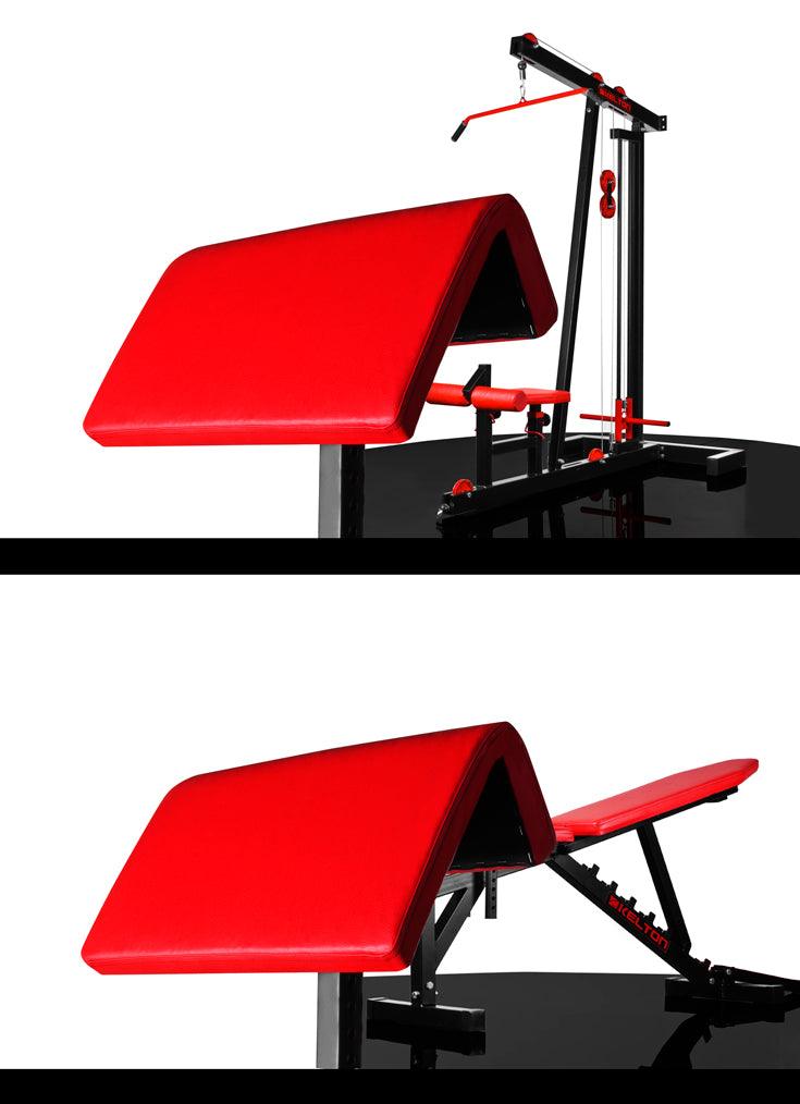 Preacher curl with chest support + angle adjustment - Fitness Health