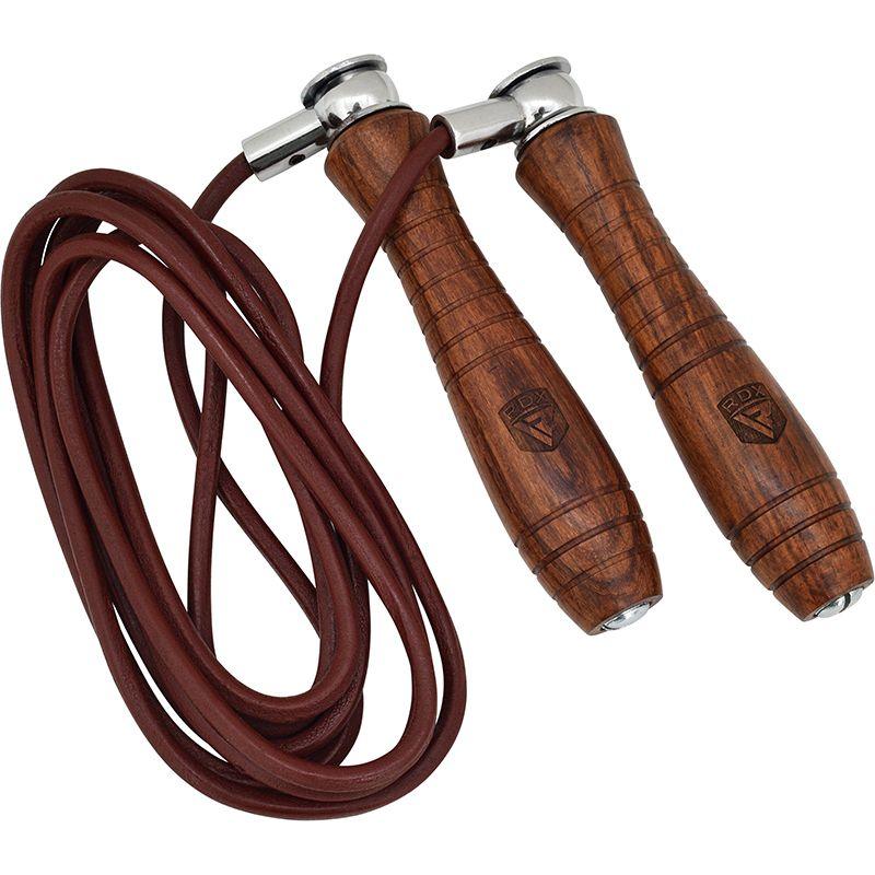 RDX L2 WOODEN GRIPS 9FT SKIPPING ROPE - Fitness Health 