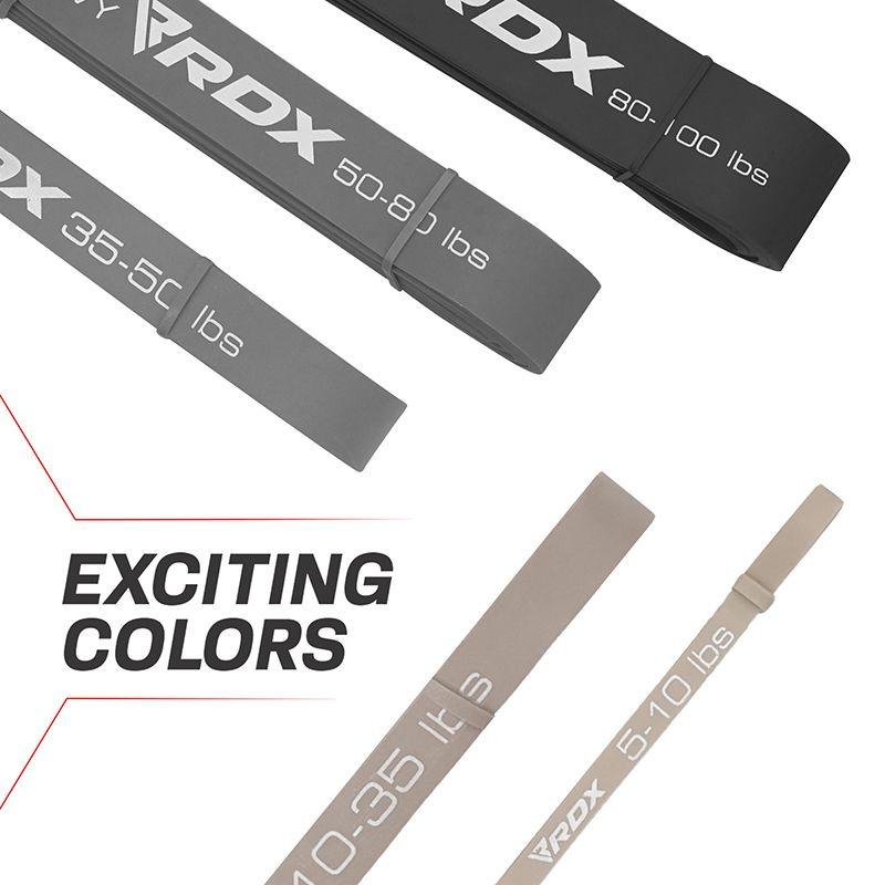 RDX Resistance Bands Heavy Duty Loop Assist Body Stretching Bands - Fitness Health
