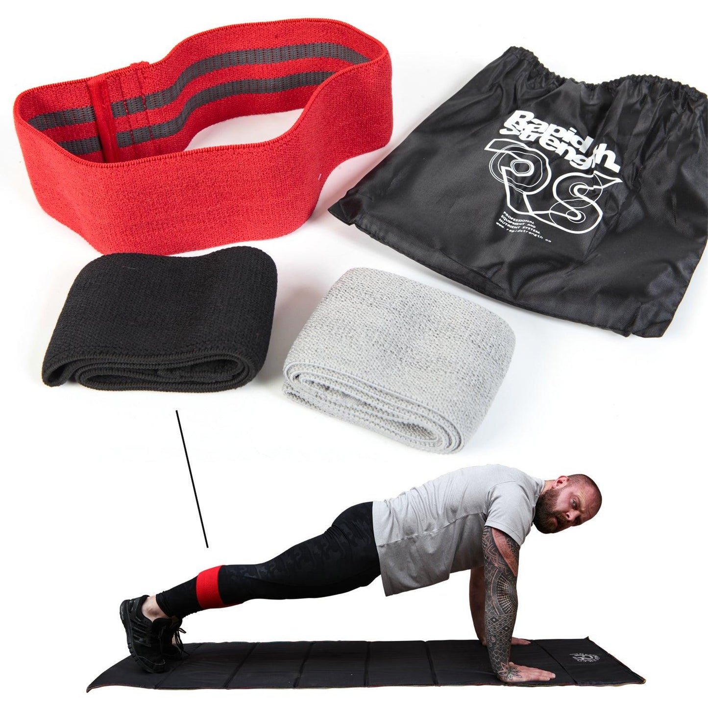 RS Resistance Glute Hip Band Leg Set - Fitness Health