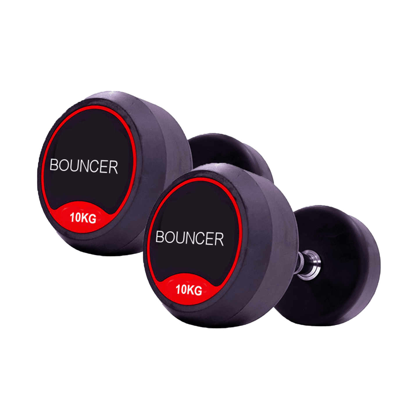 Rubber Dumbbells Bouncer Style Rapid Strength - Fitness Health 