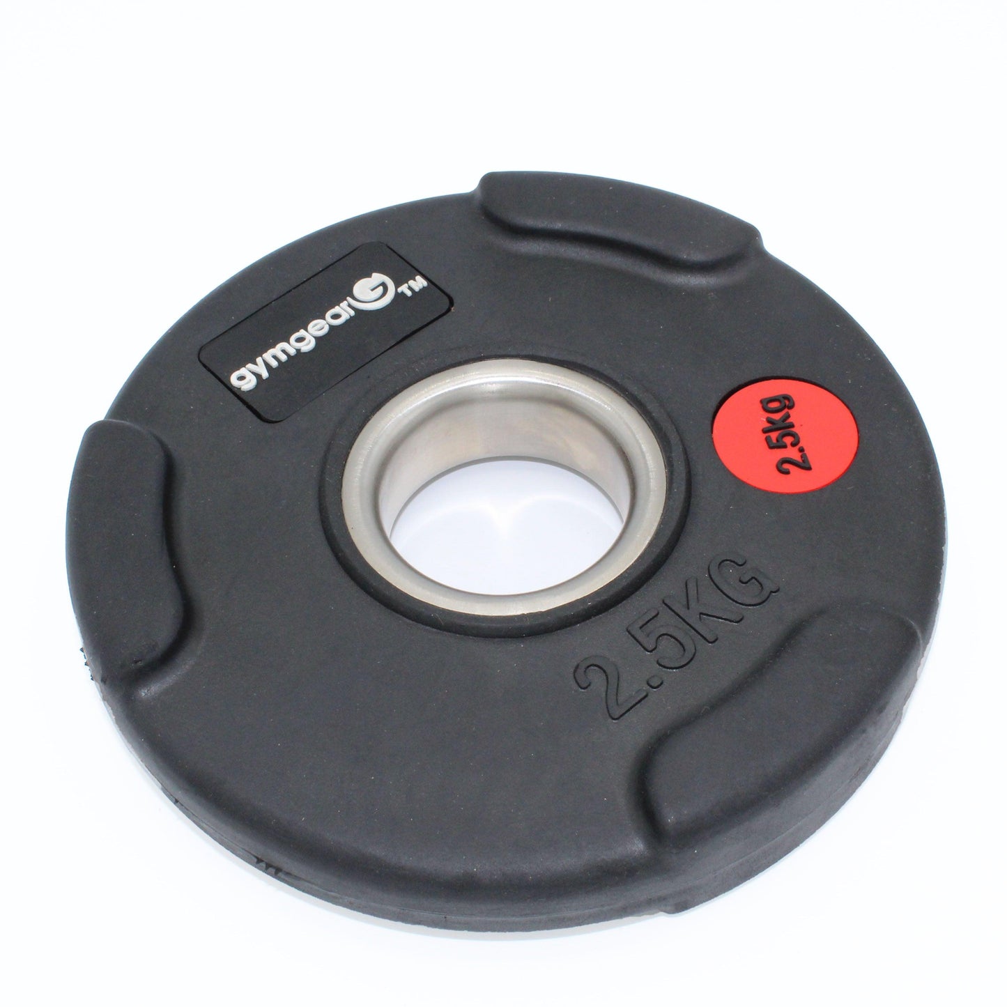 Rubber Tri Grip Gym Gear Olympic Plate 2.5kg (Single Plate) Commercial Grade - Fitness Health