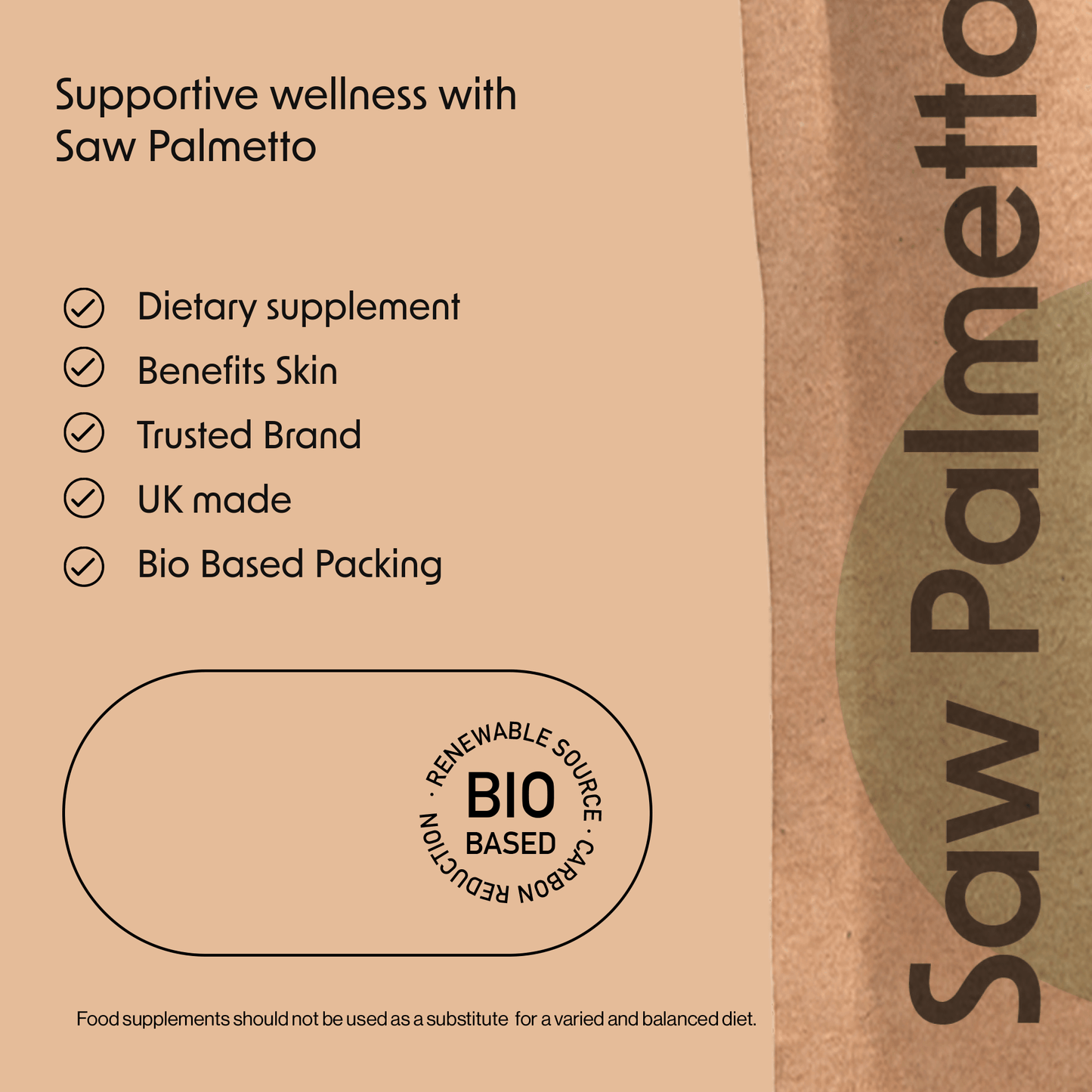 Saw Palmetto 3000mg Tablets Vegan - Urinary Tract Prostate - Fitness Health
