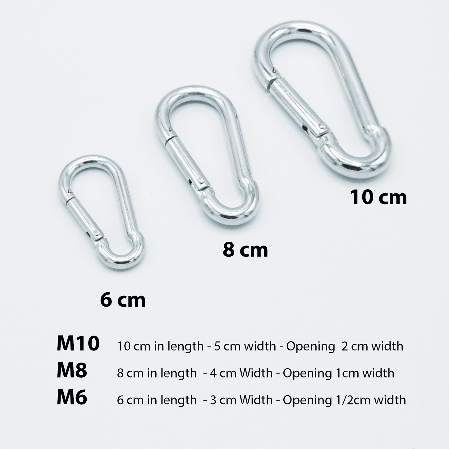 Snaplock Carabiner Bag Gym Attachment Hook - Fitness Health