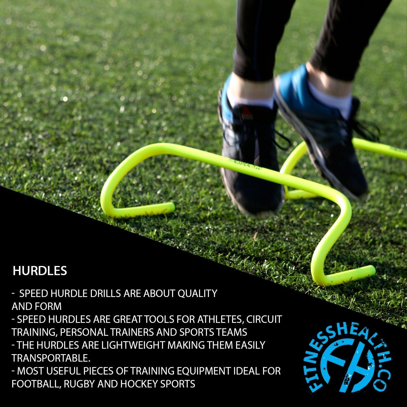 FH Speed Agility Hurdles Rugby Football Training Equipment - Fitness Health