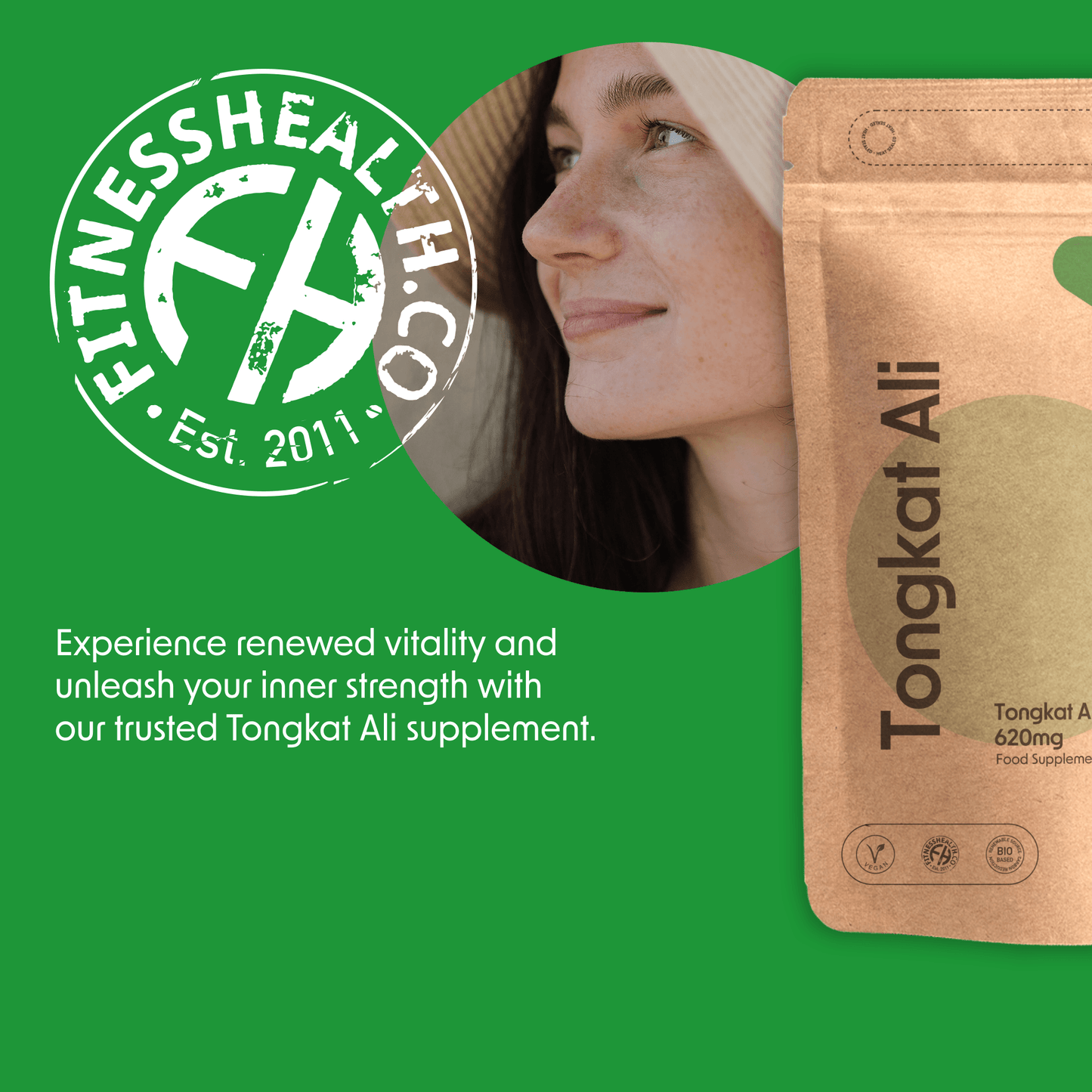 Tongkat Ali Extract 200 to 1 for Men (Longjack) - Fitness Health