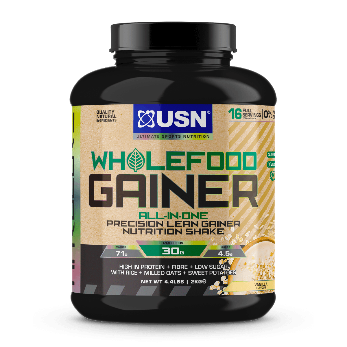 USN Wholefood Gainer 2kg - Fitness Health