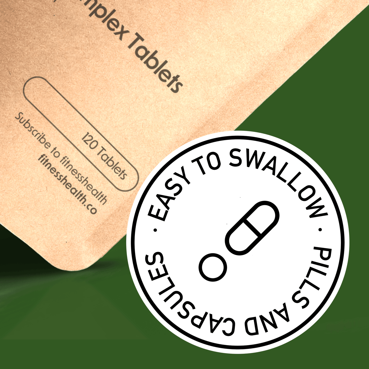 Vitamin B Complex Tablets - Vegan Friendly - Fitness Health