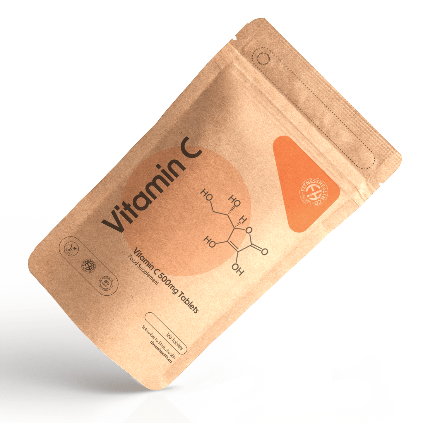 Vitamin C 500mg Tablets - Ascorbic Acid - Immune Support - Fitness Health 