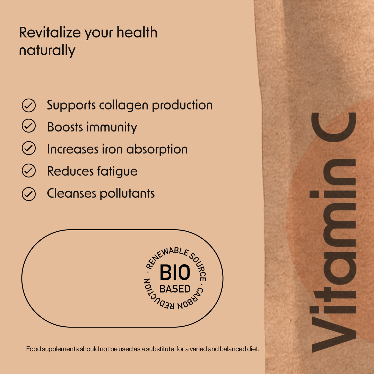 Vitamin C 500mg Tablets - Ascorbic Acid - Immune Support - Fitness Health