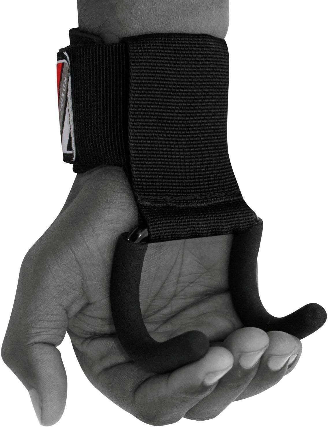 W8 Power Lifting Straps with Hook RDX - Fitness Health 