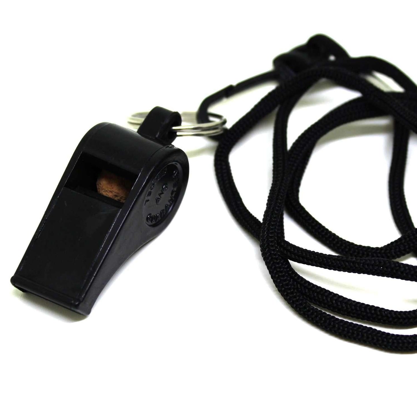 Whistle with Lanyard Official Referee Ref Umpire Plastic Sports Coach - Fitness Health