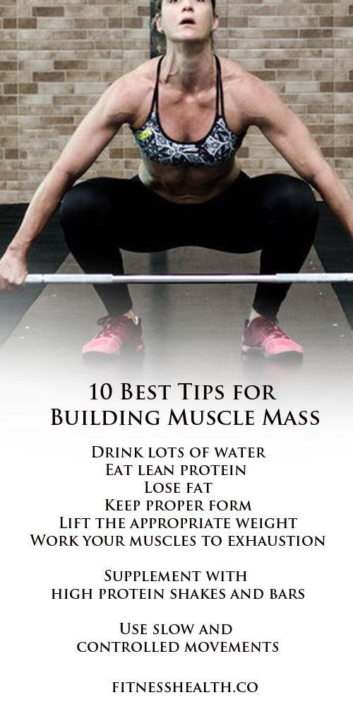10 Best Tips for Building Muscle Mass - Fitness Health 