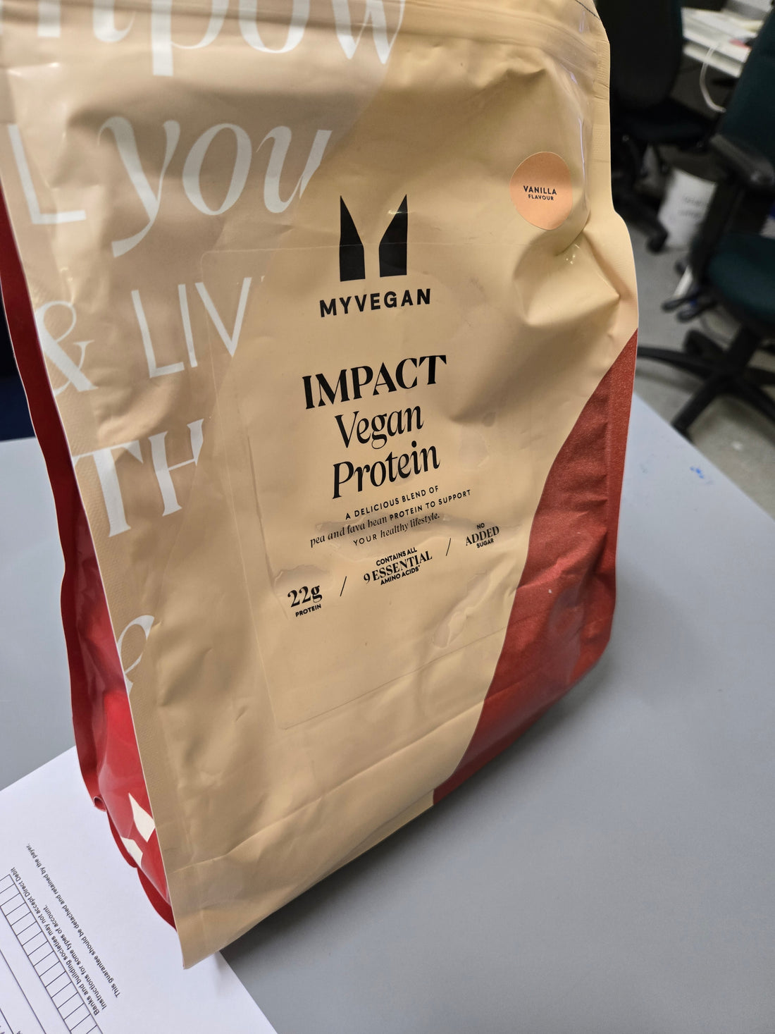 Vegan Impact Whey MyProtein Vanilla Review